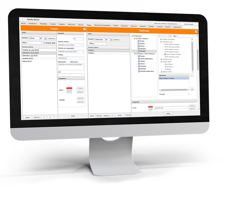 Backoffice de plataforma online